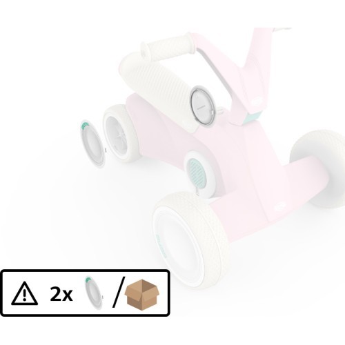 BERG GO² Pink – aizmugurējā riteņa pārsegs (2 gab.)