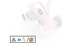 BERG GO² Pink - Rear Wheel Cover (2x)