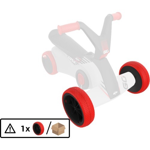 BERG GO² SparX Red priekšējais ritenis