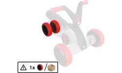 BERG GO² SparX Red - aizmugurējais ritenis