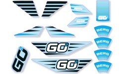 BERG GO² SparX Yellow - uzlīmju komplekts