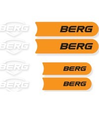 BERG GO Twirl Turquoise - uzlīmju komplekts
