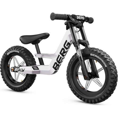 BERG Biky Cross līdzsvara velosipēds ar roku bremzi, balts