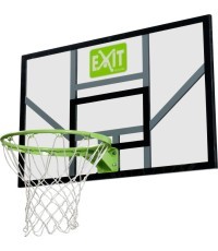 Basketbola vairogs ar stīpu un tīklu EXIT Galaxy, sienas montāža
