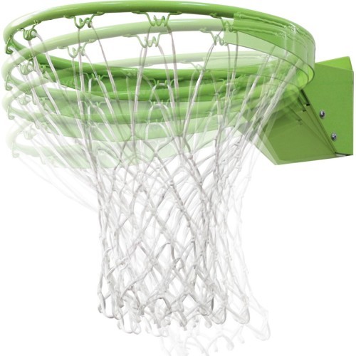 Basketbola grozs EXIT Galaxy Dunkring ar tīklu, metāla, zaļš, 45 cm