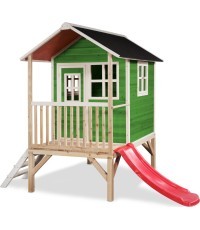 EXIT Loft 300 wooden playhouse - green