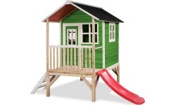 EXIT Loft 300 wooden playhouse - green