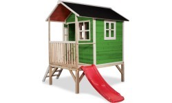 EXIT Loft 300 wooden playhouse - green