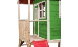 Деревянный игровой домик EXIT Loft 300, зелёный