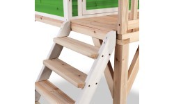 Деревянный игровой домик EXIT Loft 300, зелёный