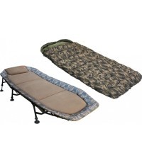 Кровать-раскладушка со спальным мешком Zfish Flat Camo 220x100 см