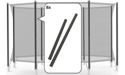 Aizsargtīkls Berg Comfort – putuplasta komplekts (87+108 cm)
