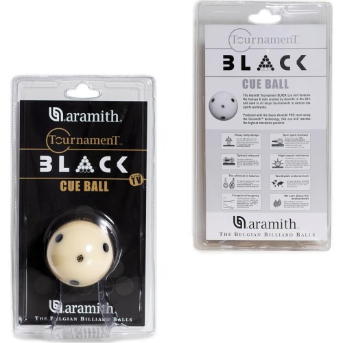Биток Aramith Tournament Black с 6 точками