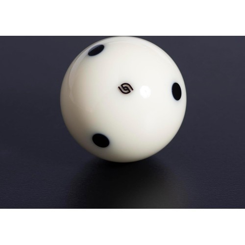 Aramith Tournament Black baltā biljarda bumba ar 6 punktiem