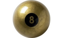 Aramith Fun Golden 8 ball 57.2mm blister