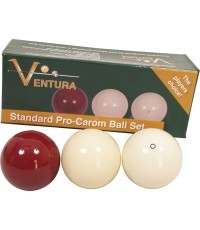 Набор шаров для карамболя Ventura Standard Pro-Carom 61,5 мм