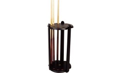 Black De Luxe Cue Stand for 9 Cues