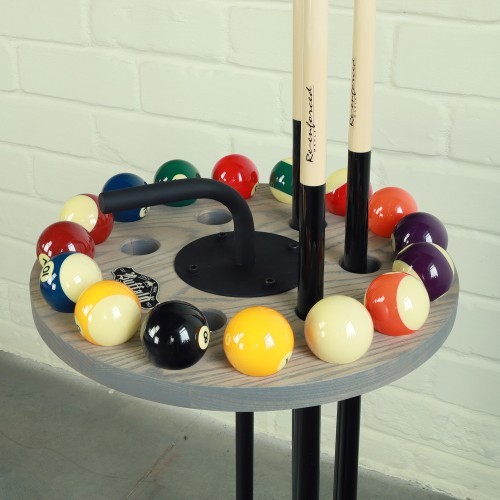 Buffalo Harlem Cue Stand Round Cement for 6 Cues