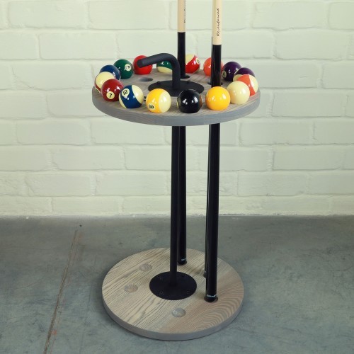 Buffalo Harlem Cue Stand Round Cement for 6 Cues