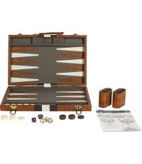 Backgammon Case Brown 46x28cm