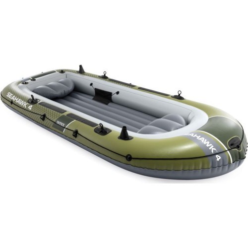 Ponton dmuchany Seahawk 4 4-osobowy pompka 2 wiosła INTEX 66334