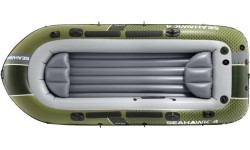 Надувная лодка Intex Seahawk 4 на 4 человека, насос, 2 весла, 66334