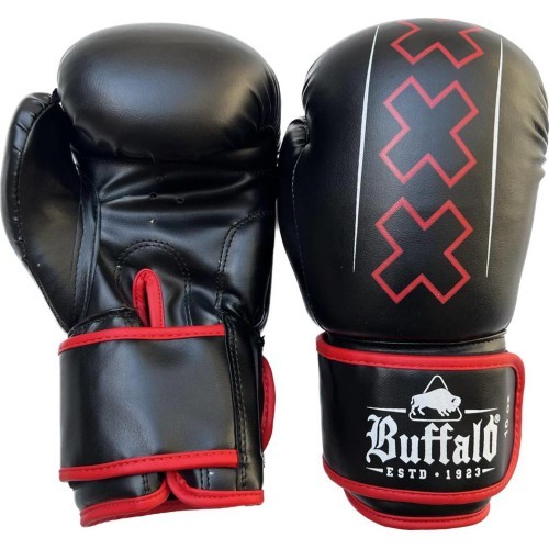 Боксёрские перчатки Buffalo Outrage, чёрно-красные, 10 oz