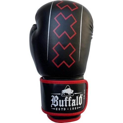 Боксёрские перчатки Buffalo Outrage, чёрно-красные, 10 oz