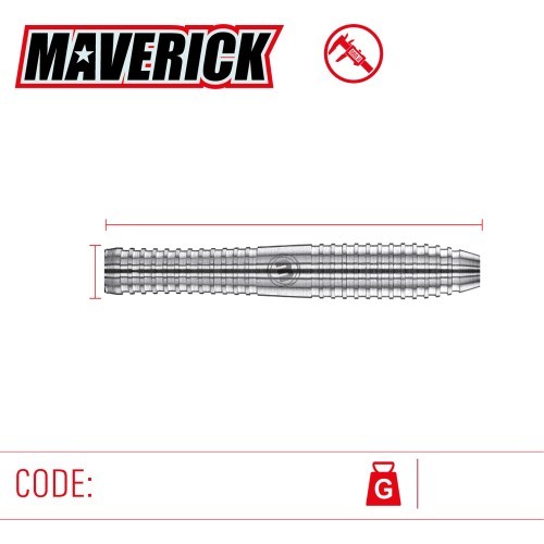Дротики Winmau Maverick, 80% вольфрама, стальные наконечники
