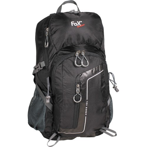 Mugursoma FoxOutdoor Arber 40, melna, 40 l