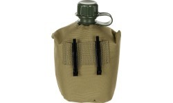 Plastmasas pudele ar pārvalku MFH - Coyote Tan, 1 l