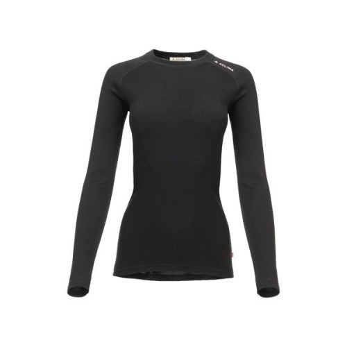 Women's Crew Neck T-shirts Aclima WW, Black, XS Size - 123