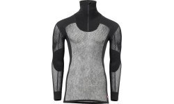 Men Jumper With Zip Aclima WN Polo, Black, Size XS - 123