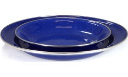 Emaljēts dziļais šķīvis Origin Outdoors 20 cm, zils