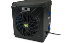 Baseins EXIT Black Leather 540x250x100 cm ar smilšu filtra sūkni, kupolu un siltumsūkni – melns