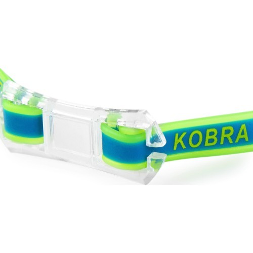 Очки для плавания Spokey KOBRA, зелёно-синие