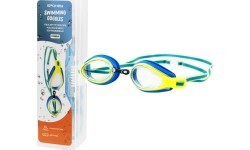 Swimming goggles green blue Spokey KOBRA