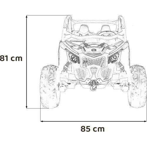 Vehicle Buggy Maverick Turbo RR Red