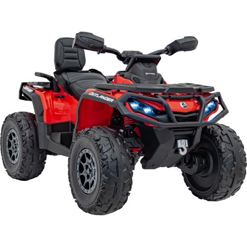 Elektriskais kvadricikls Can-Am Outlander ATV, sarkans