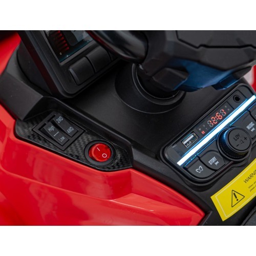 Elektriskais kvadricikls Can-Am Outlander ATV, sarkans