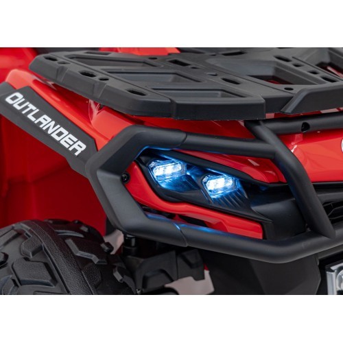 Elektriskais kvadricikls Can-Am Outlander ATV, sarkans