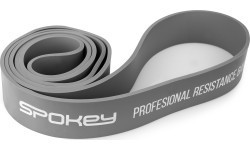 Treniņu gumija Spokey POWER II, cieta, pelēka