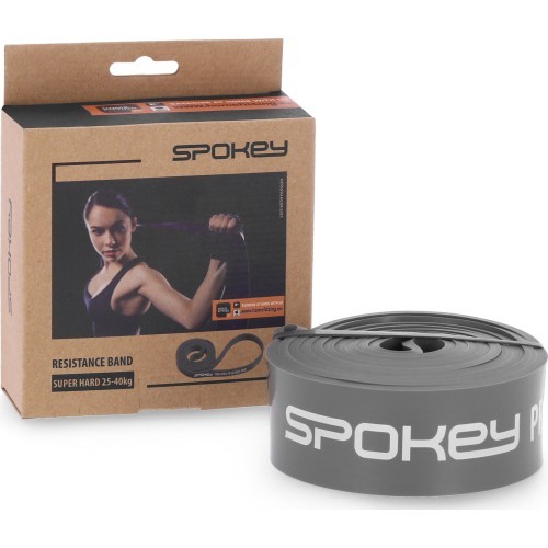 Тренировочная резина Spokey POWER II, жёсткая, серая