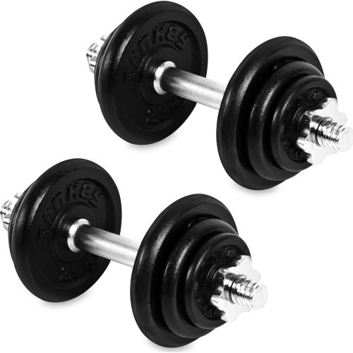 Zestaw dwóch hantli 21 kg Spokey EGIR