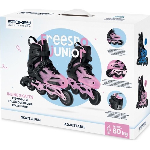 Adjustable inline skates for children Spokey FREESPO JUNIOR