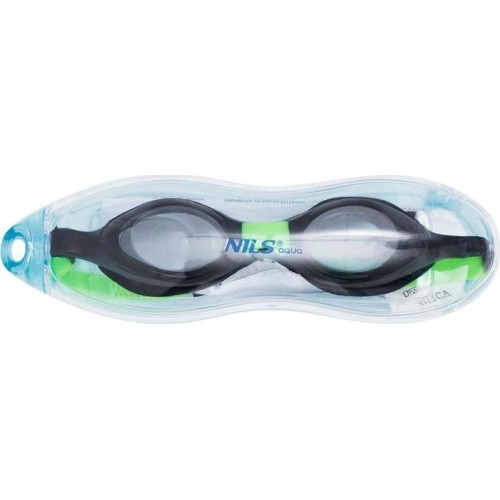 Bērnu peldbrilles Nils Aqua NQG170AF melnas/zaļas