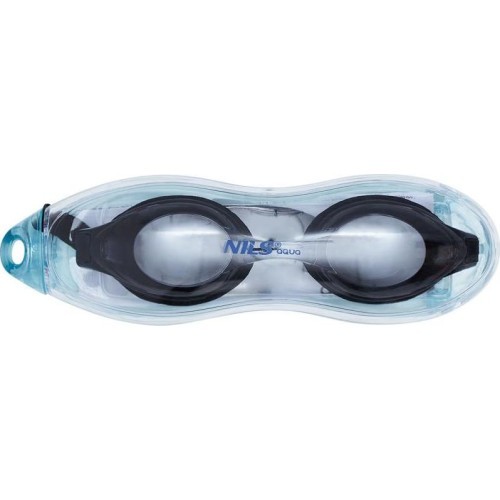 Melnas peldēšanas brilles NILS Aqua NQG130AF
