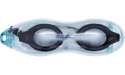Melnas peldēšanas brilles NILS Aqua NQG130AF