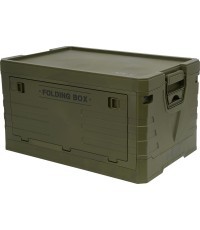 NCB4004 FOLDING CAMPING BOX WITH LID GREEN 50L NILS CAMP