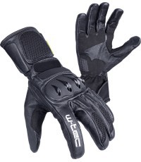 W-TEC Talhof Leather Motorcycle Gloves - Black